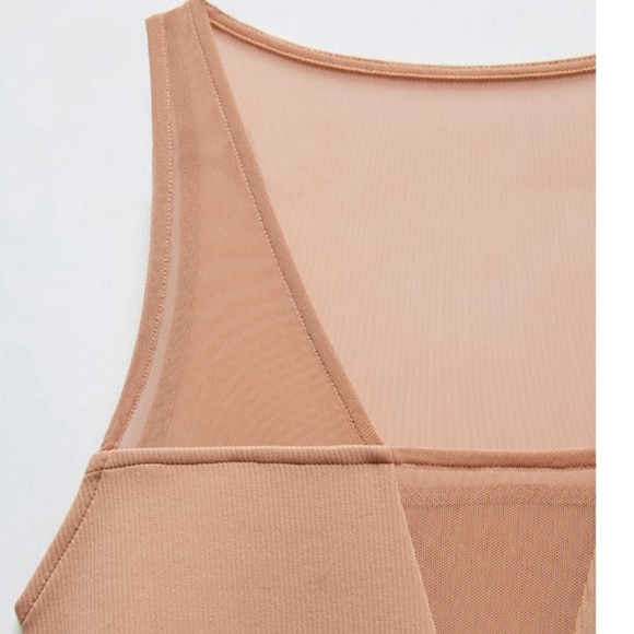 Zara combination tulle bodysuit - Picture 4 of 10